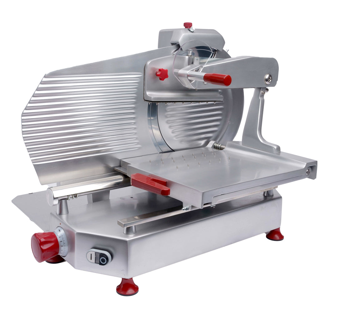 Omcan MS-IT-0350 Trento 14 inch vertical belt driven meat slicer