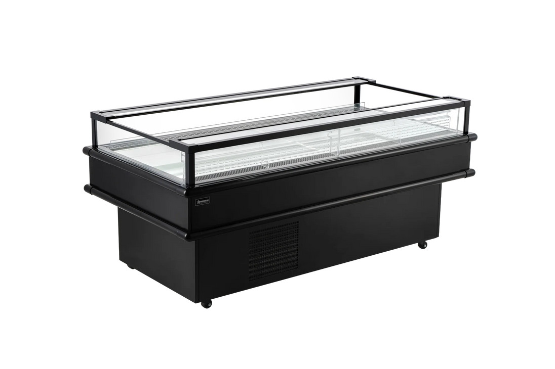Omcan RE-CN-1800C refrigerated island showcase additional view