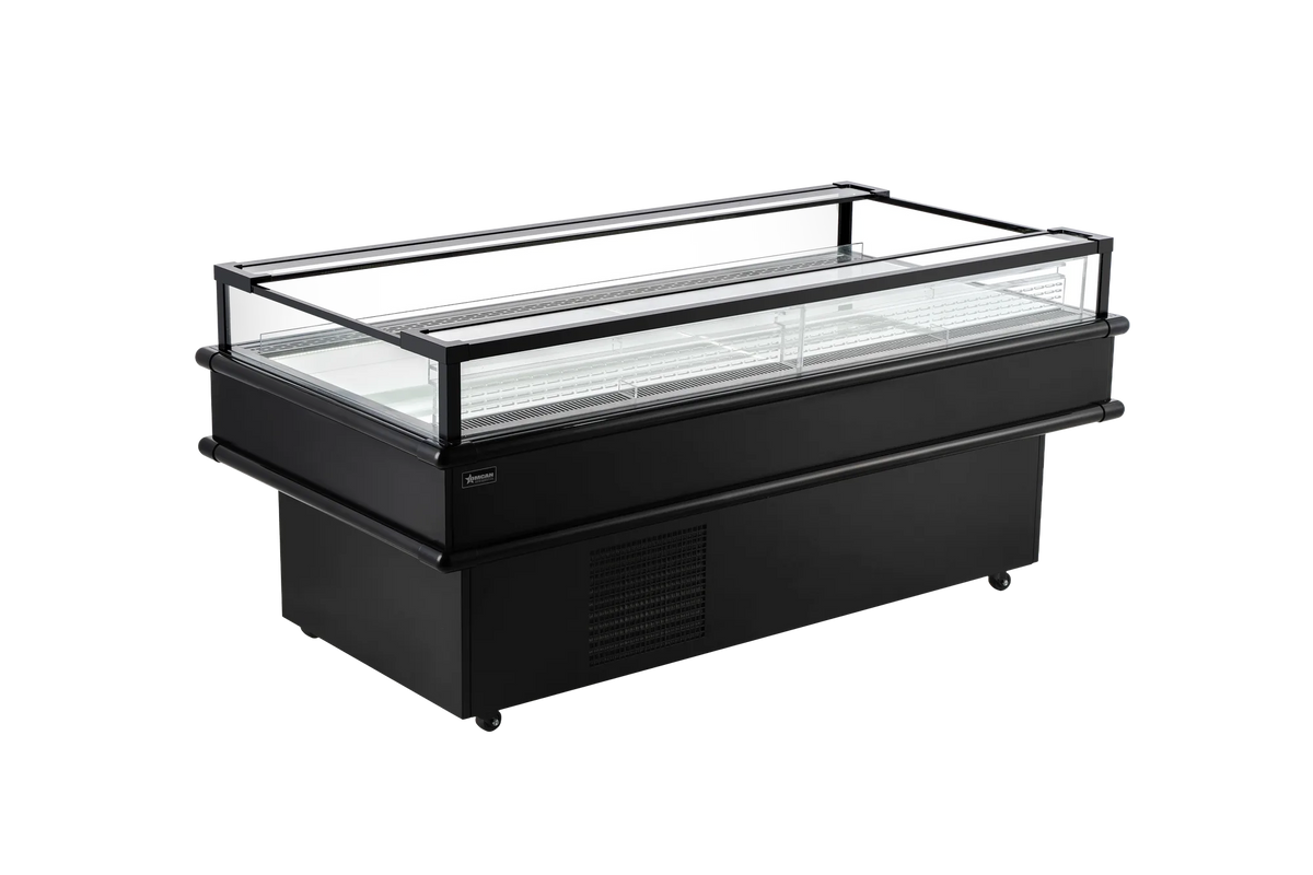 Omcan RE-CN-1800C refrigerated island showcase additional view