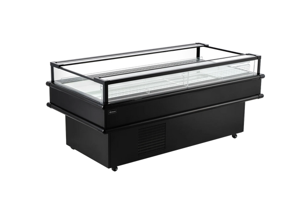 Omcan RE-CN-1800C refrigerated island showcase additional view