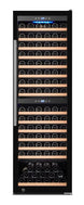 Omcan WC-CN-0181-DB Vinovero 24 inch dual zone wine cooler 180 bottle black full glass door