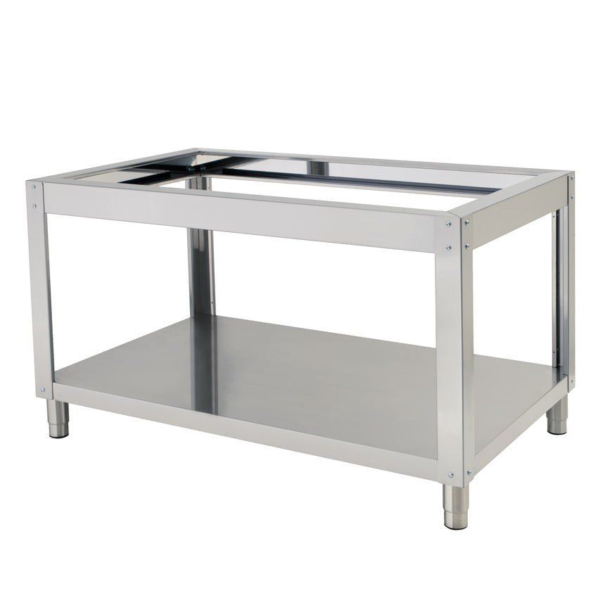 Omcan 41604 stainless steel stand for 40637 Fuoco Series single chamber pizza oven
