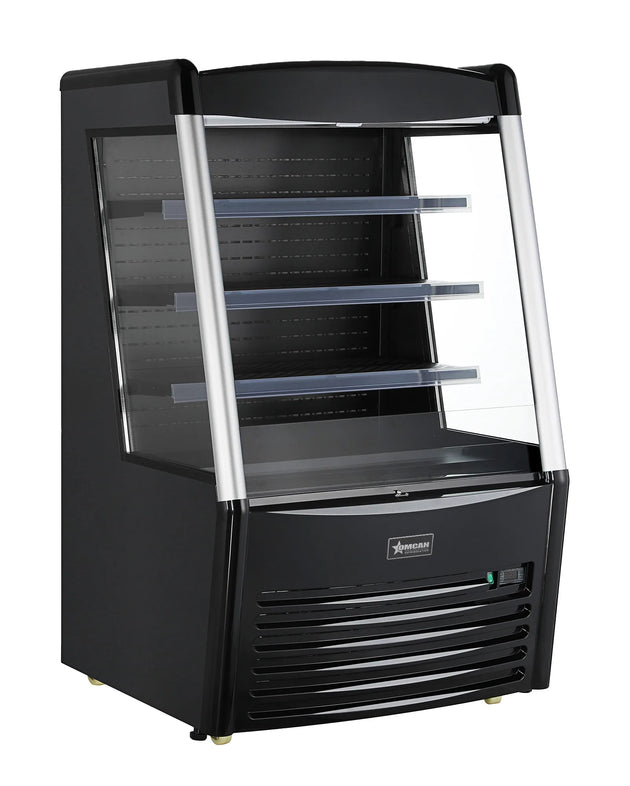 Omcan RS-CN-0390 36 inch black grab and go open refrigerated display case