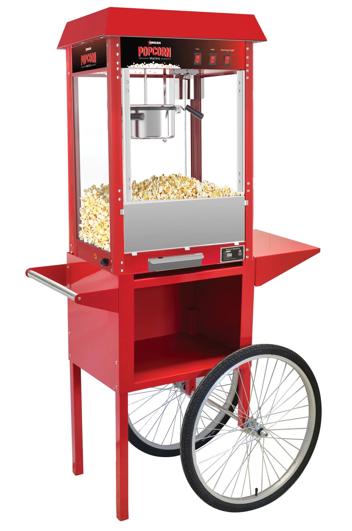 Omcan CE-CN-0227 8 oz popcorn machine with red top