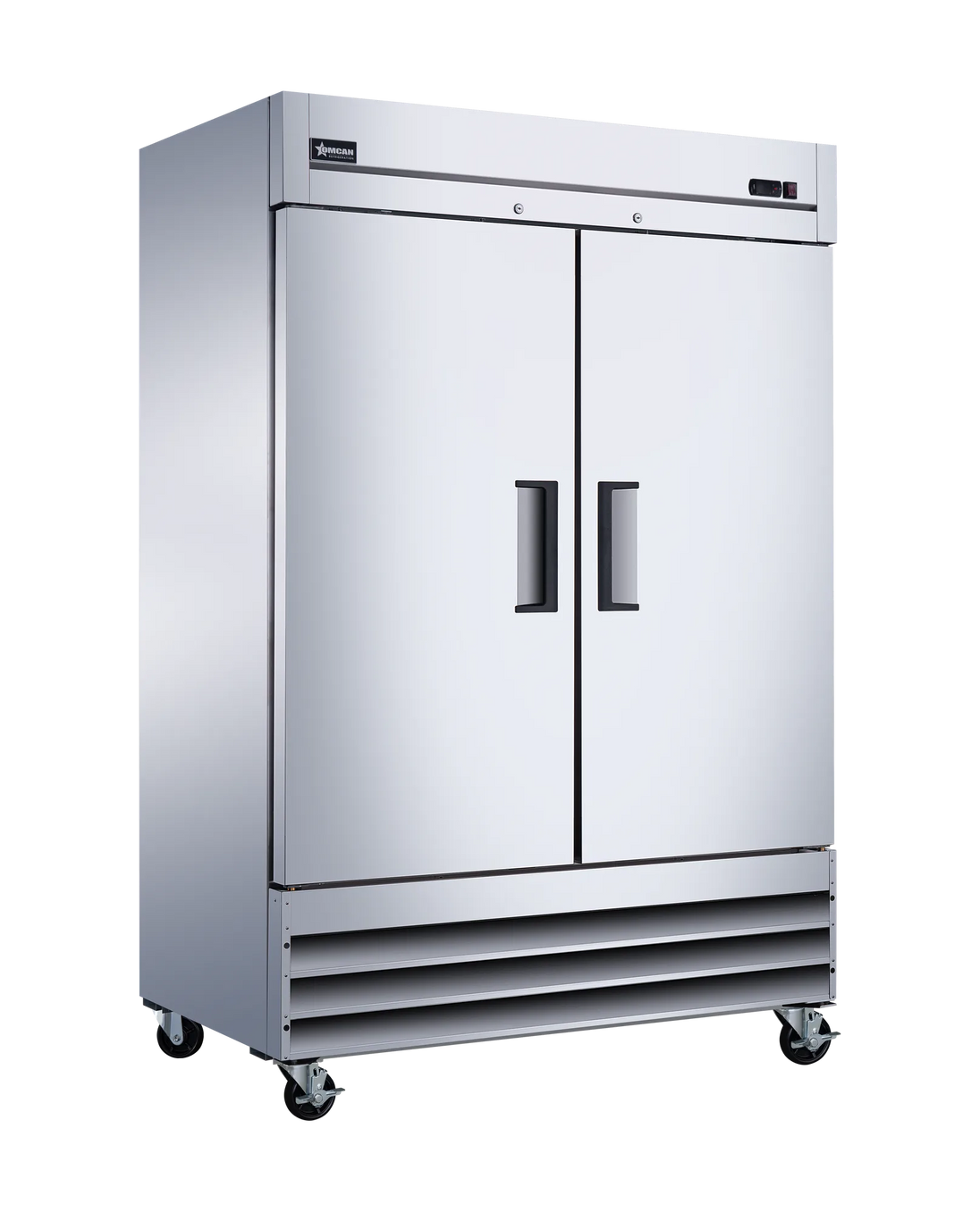 Omcan RE-CN-0041-HC 54 inch reach-in refrigerator two door