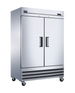 Omcan RE-CN-0041-HC 54 inch reach-in refrigerator two door