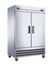Omcan RE-CN-0041-HC 54 inch reach-in refrigerator two door