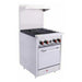 BakeMax BAS24O 24 Inch Restaurant Series Range Gas with 4 Burners 150000 BTU — Supplyza
