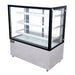Omcan RS-CN-0371-S 48 inch square glass refrigerated floor display case