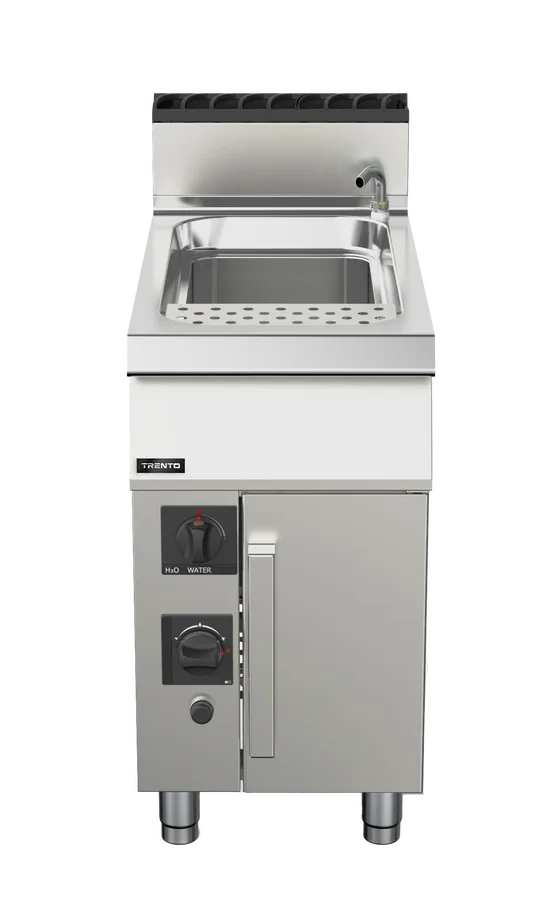 Omcan CE-IT-0045PLUS Trento natural gas pasta cooker with double burner
