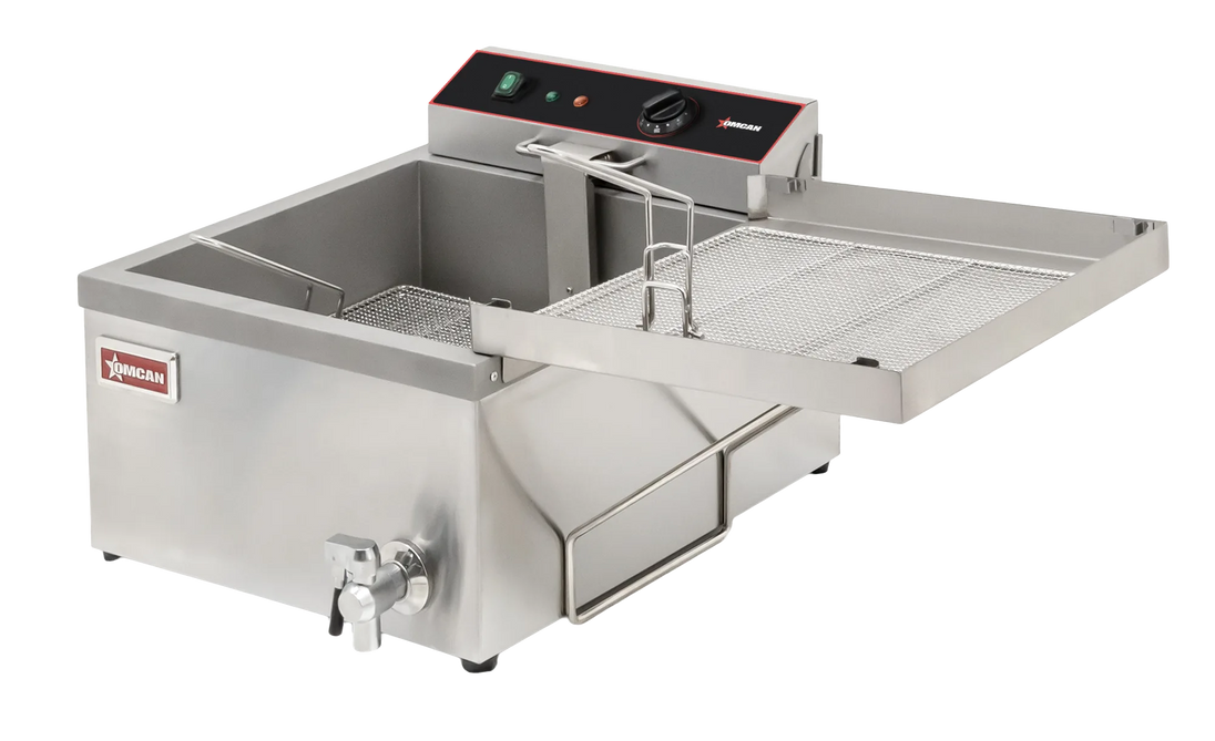 Omcan CE-CN-1700-F countertop electric donut and funnel cake fryer