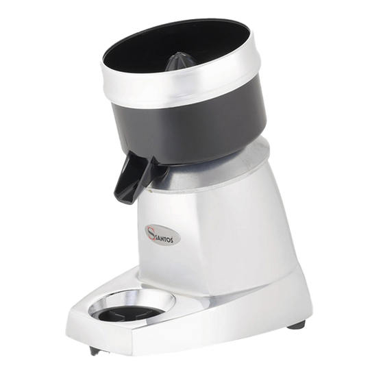 Omcan SANTOS 11C Santos 11 Classic citrus juice extractor with chrome base