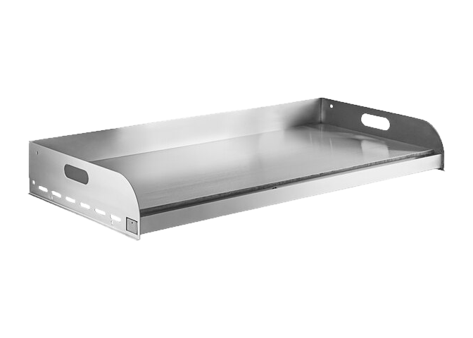 Omcan 47845 stainless steel griddle plate top for outdoor BBQ grill 47841