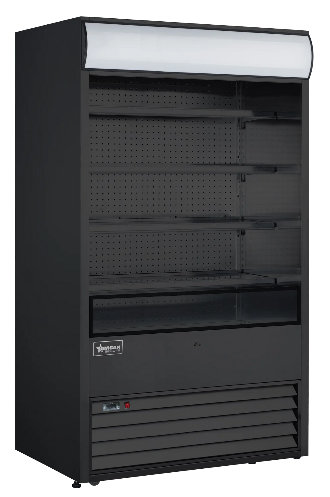 Omcan RS-CN-0700-B 48 inch black grab and go open refrigerated floor display case