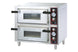 Omcan CE-CN-0018-D countertop double chamber pizza oven