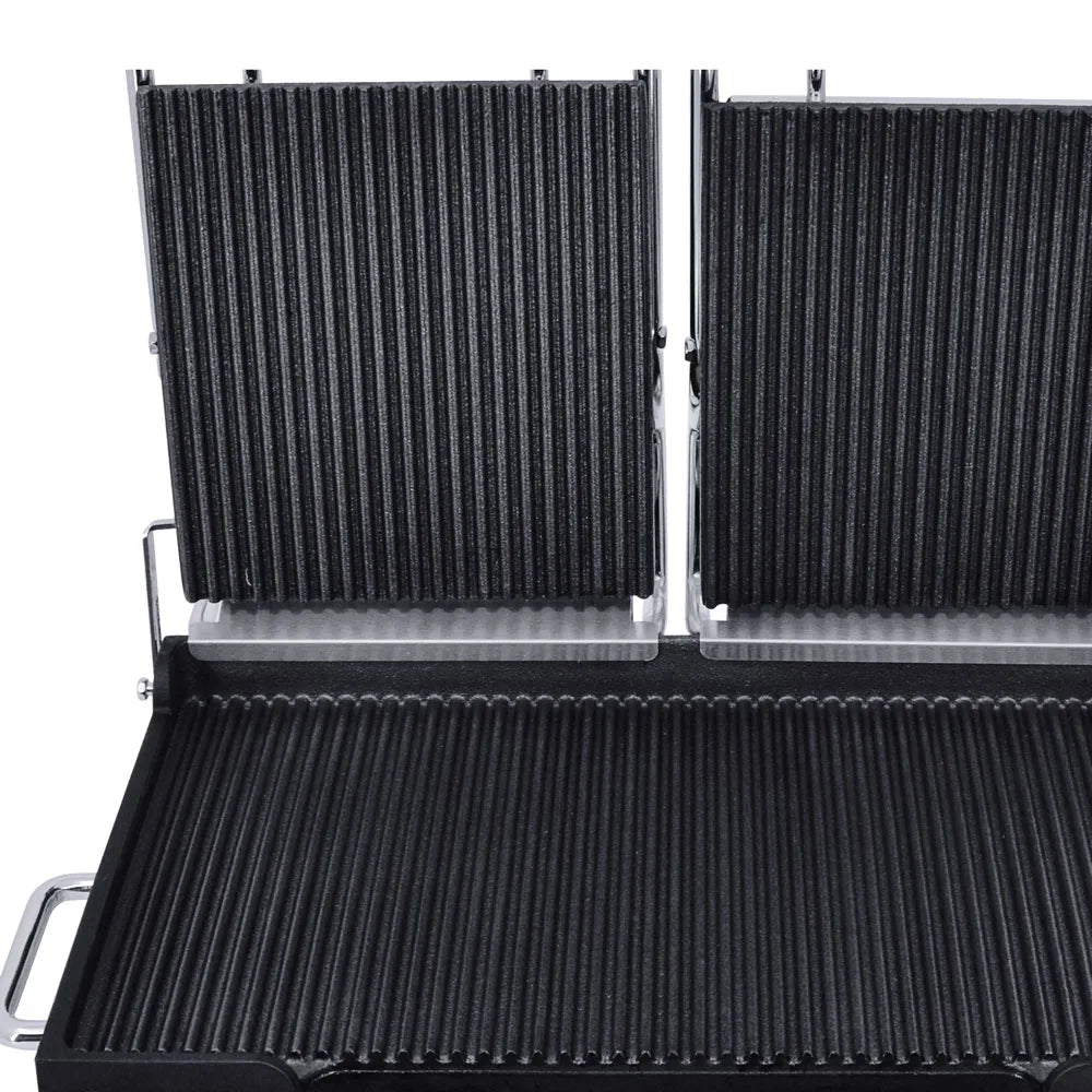 Omcan PG-CN-0711-RT panini grill open view
