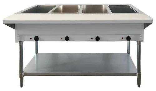 Omcan FW-CN-0004-LP four pan open well propane steam table