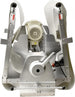 Omcan BE-CN-2083-CSS table top dough sheeter angle view