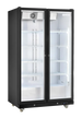 Omcan RE-CN-1000B 48 inch black two glass door display refrigerator