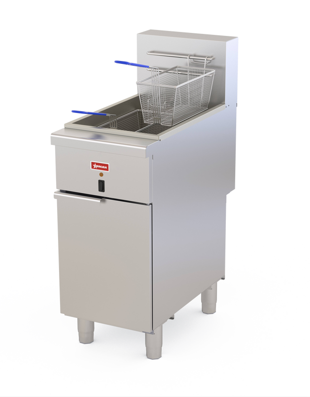 Omcan CE-CN-EF50 208 50 lb open pot electric floor fryer