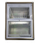 Omcan FR-CN-0150 29 inch ice cream display chest freezer with flat glass top