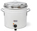 Omcan FW-TW-5000-W 11 qt white retro soup warmer rethermalizer
