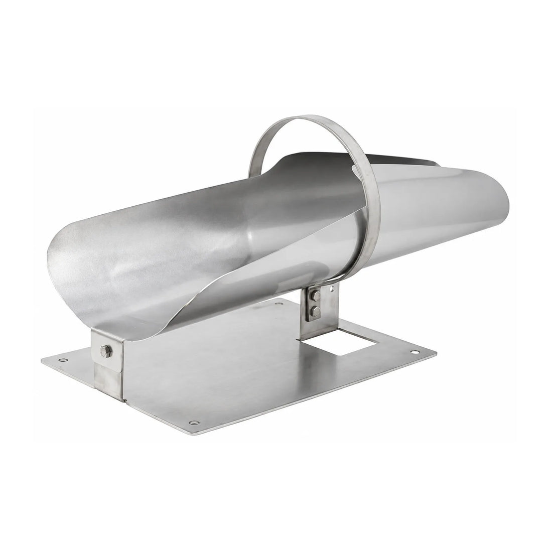 Omcan 46791 medium stainless steel meat netting stuffing horn