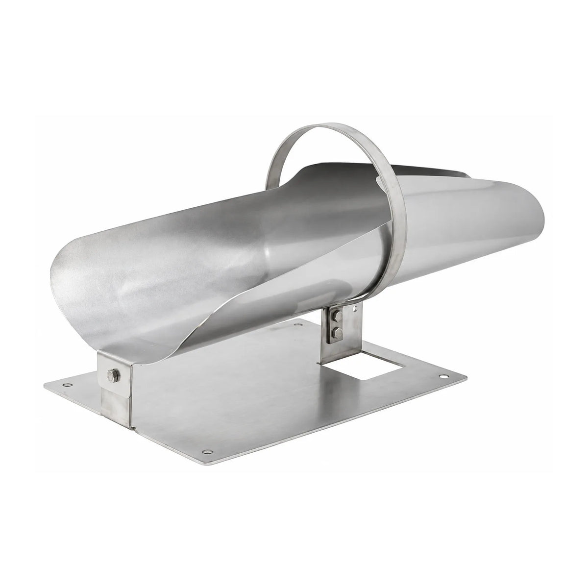 Omcan 46791 medium stainless steel meat netting stuffing horn