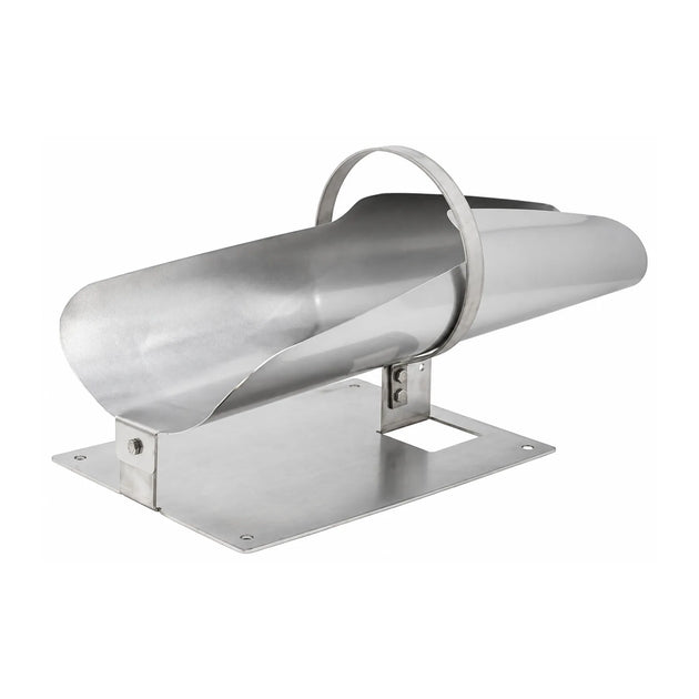 Omcan 46791 medium stainless steel meat netting stuffing horn