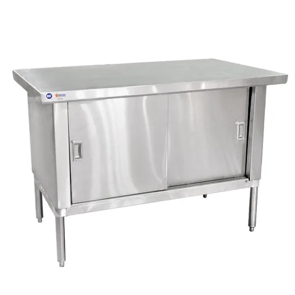 Omcan 24402 30 x 72 Inch knock down stainless steel worktable