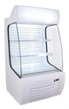 Omcan RS-CN-0360 open display case interior shelves