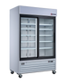 Omcan RE-CN-0045-HC 53 inch two sliding glass door display refrigerator