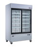 Omcan RE-CN-0045-HC 53 inch two sliding glass door display refrigerator