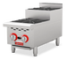 Omcan CE-CN-HP12-S 12 inch step up gas hot plate with two burners