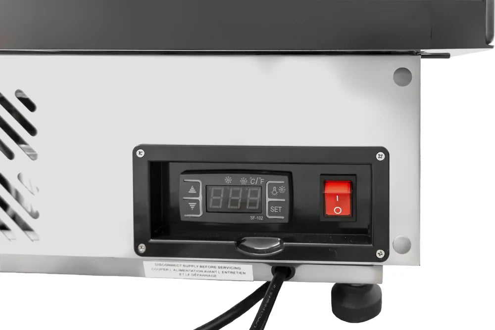 Omcan RS-CN-0252-4D drop-in refrigerated showcase additional view