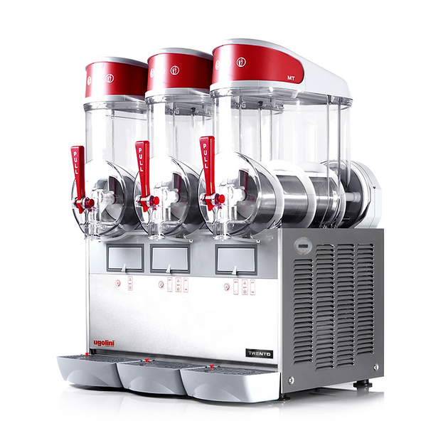 Omcan MT 3 Ugolini MT3 triple bowl granita slushy machine with magnetic drive
