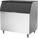 Ice-O-Matic B110 48 inch ice storage bin, 854 lb capacity, right angle view