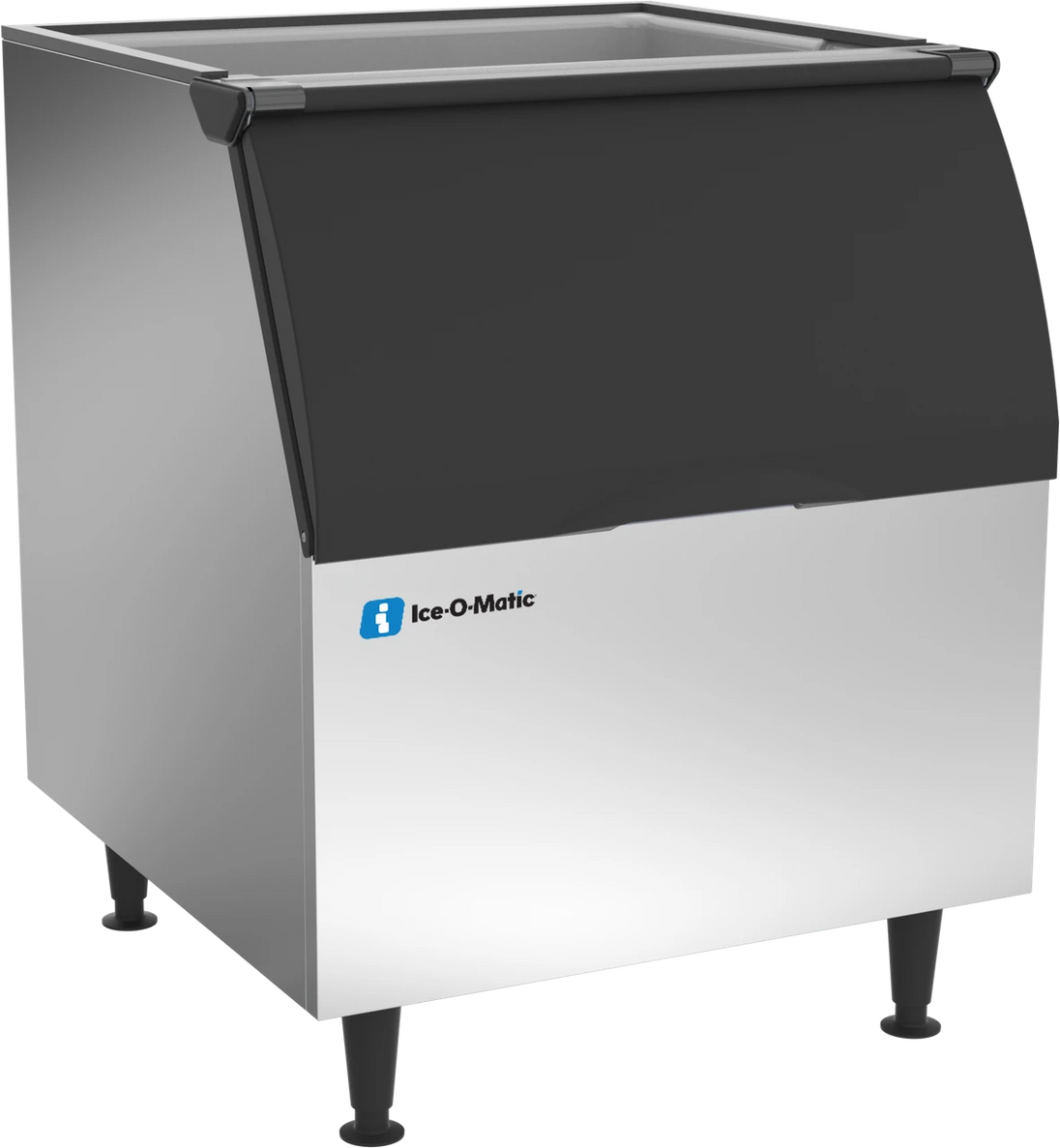 Ice-O-Matic B40 30 inch ice storage bin, 344 lb capacity, left angle view