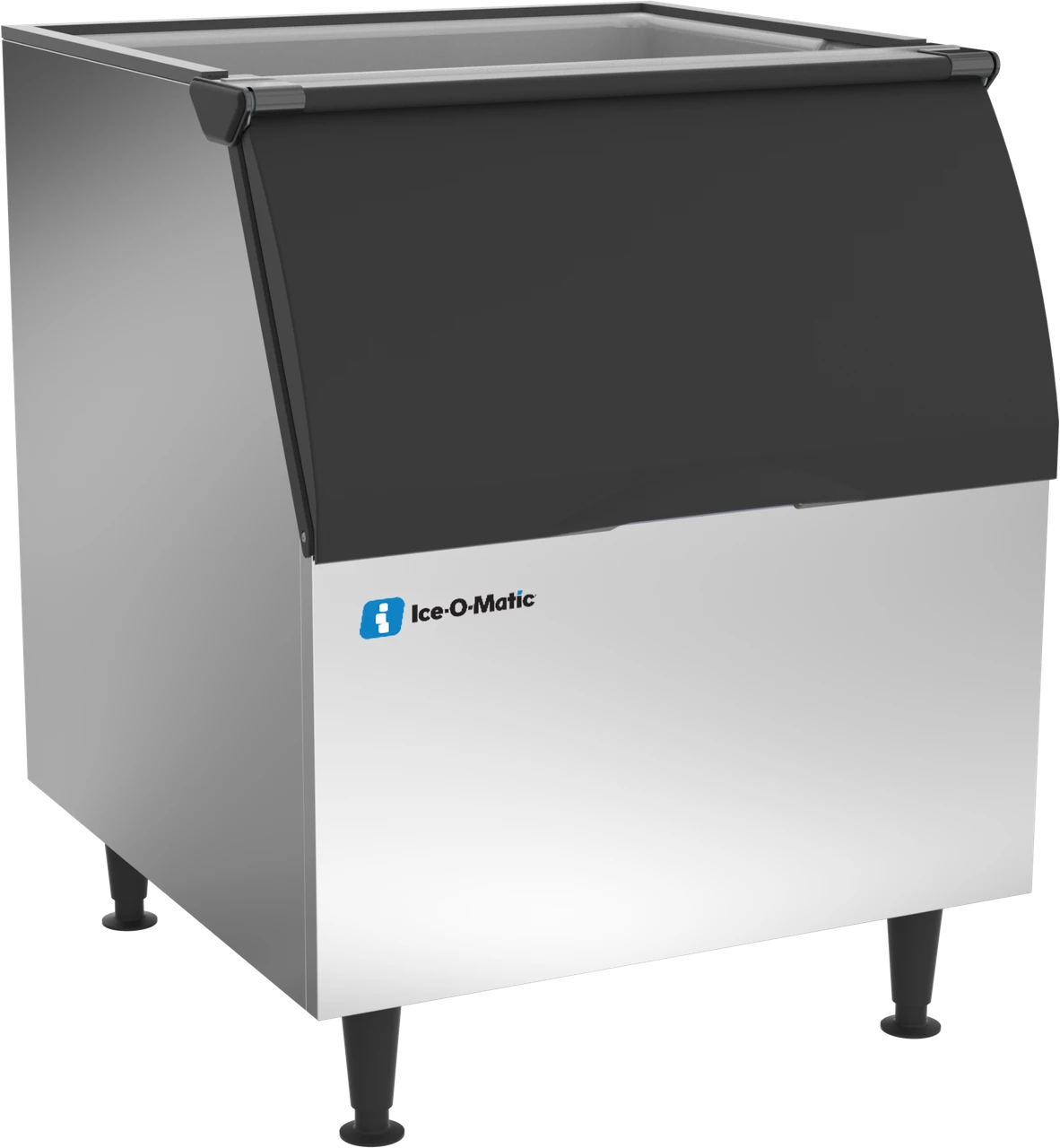 Ice-O-Matic B40 30 inch ice storage bin, 344 lb capacity, left angle view