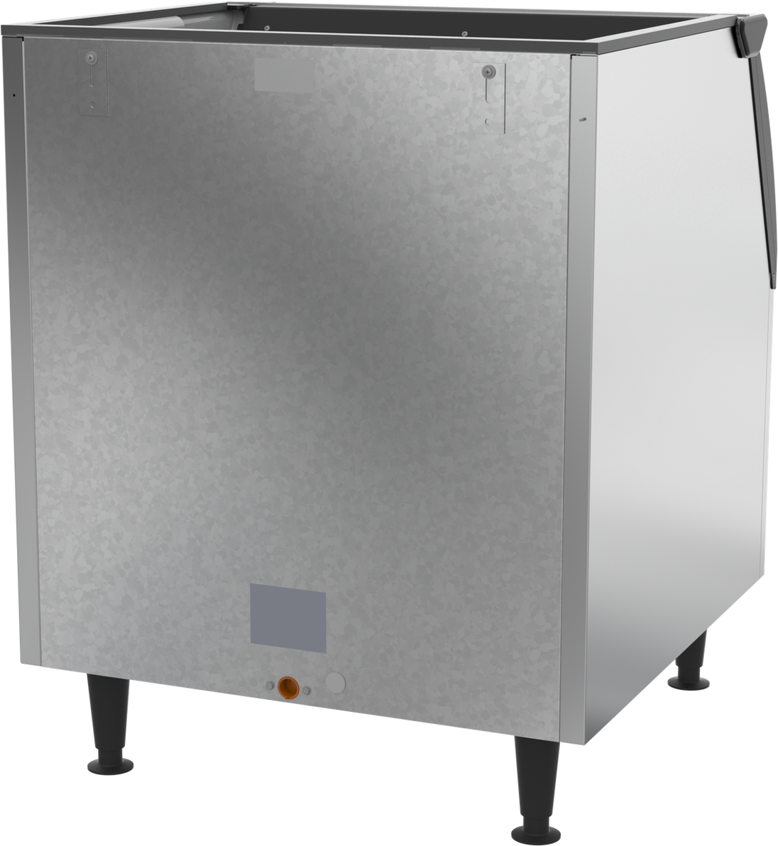 Ice-O-Matic B40 30 inch ice storage bin, 344 lb capacity, rear left angle view