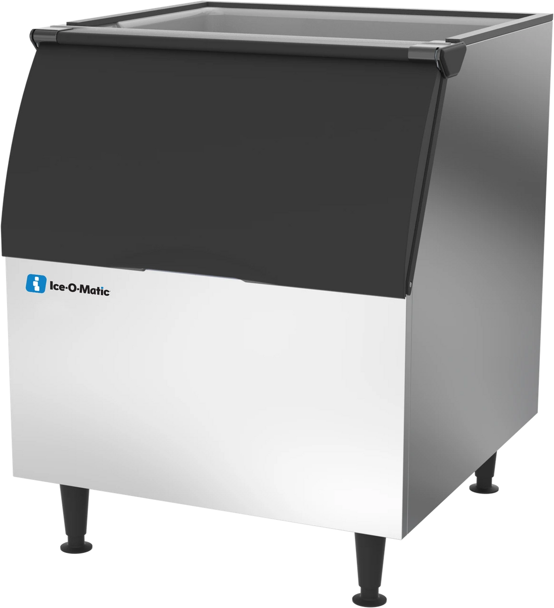 Ice-O-Matic B40 30 inch ice storage bin, 344 lb capacity, right angle view