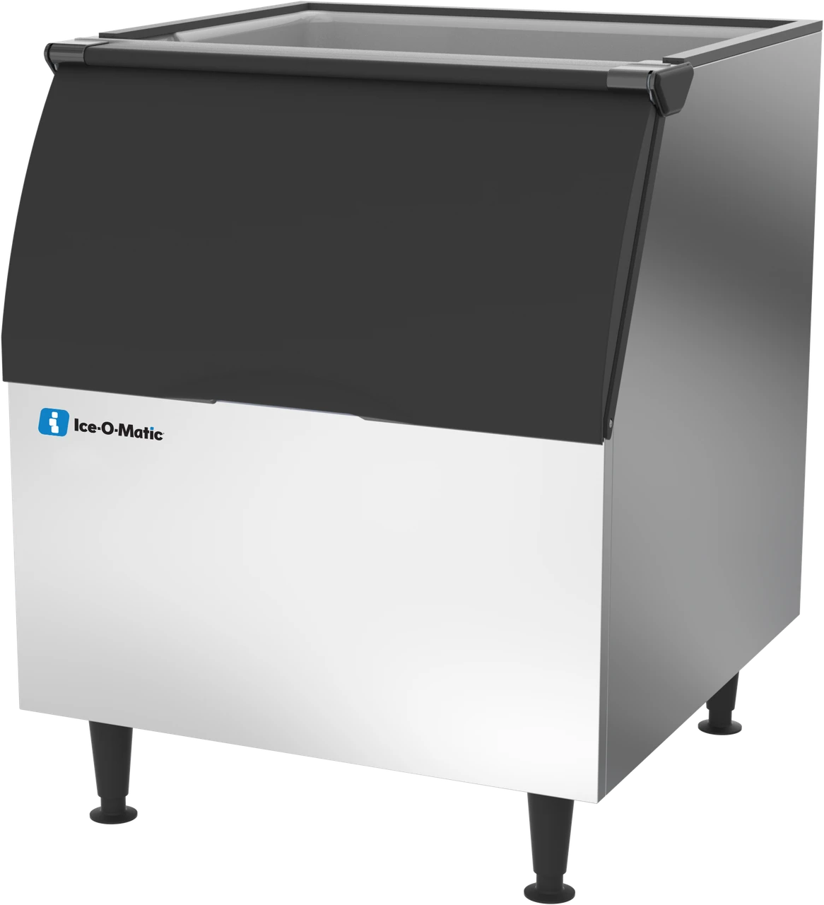 Ice-O-Matic B40 30 inch ice storage bin, 344 lb capacity, right angle view