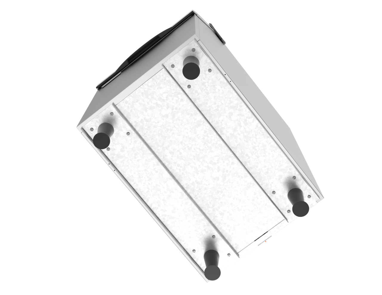 Ice-O-Matic B42 22 inch ice storage bin, 351 lb capacity, bottom view