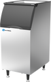 Ice-O-Matic B42 22 inch ice storage bin, 351 lb capacity, right angle view