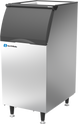Ice-O-Matic B42 22 inch ice storage bin, 351 lb capacity, right angle view