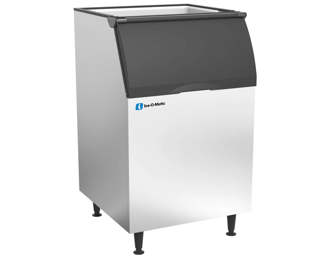 Ice-O-Matic B55 30 inch ice storage bin, 510 lb capacity, left angle view