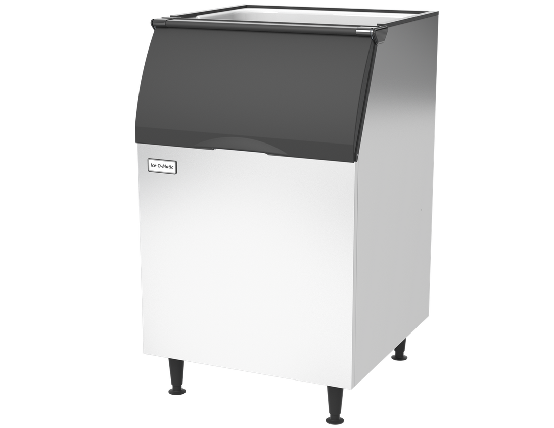 Ice-O-Matic B55 30 inch ice storage bin, 510 lb capacity, right angle view