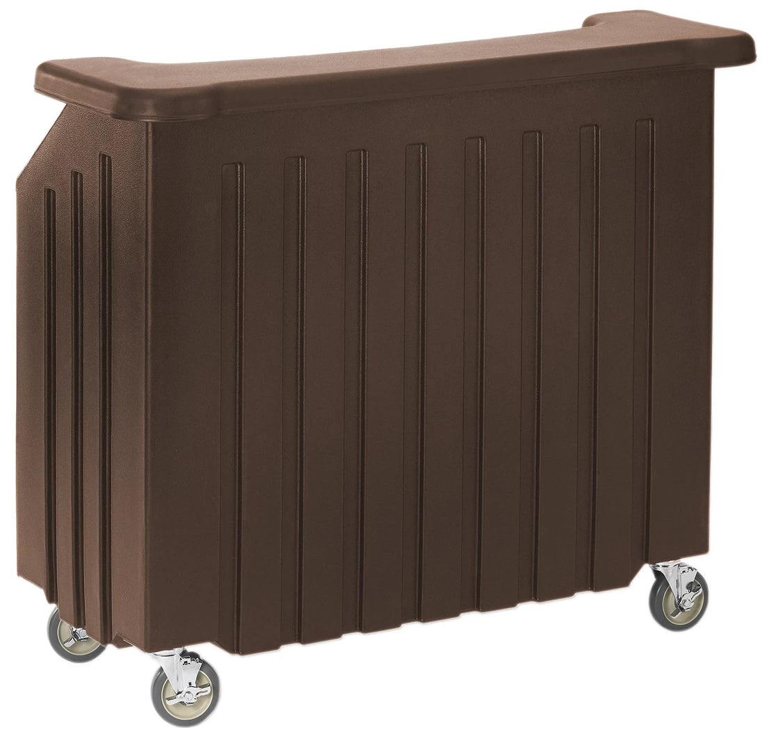Cambro BAR540131 small portable beverage bar in Dark Brown