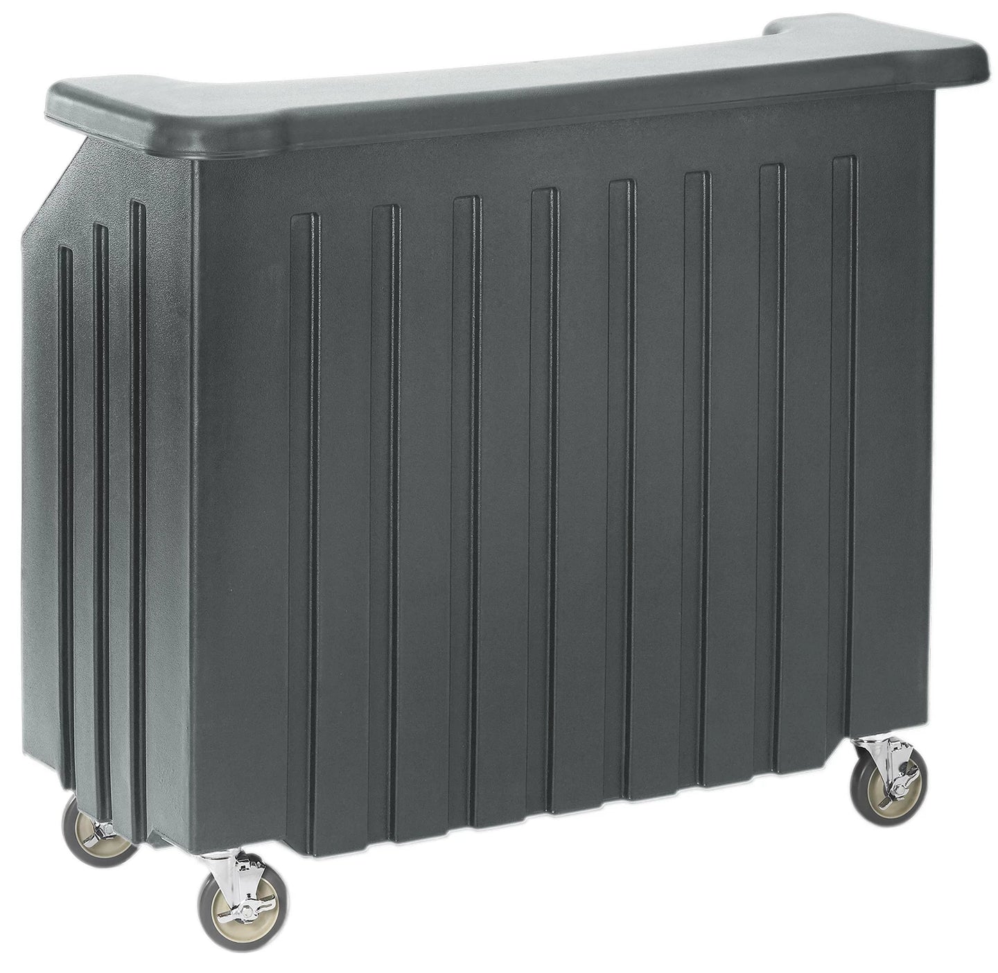Cambro BAR540191 small portable beverage bar in Granite Gray