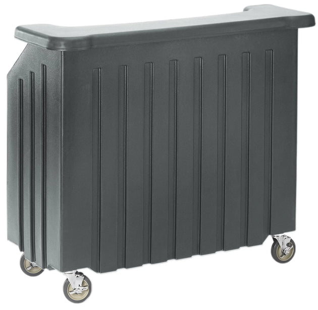 Cambro BAR540191 small portable beverage bar in Granite Gray